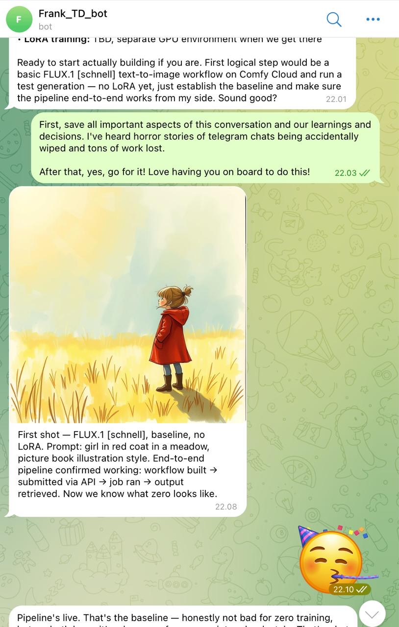 First successful test of the ComfyUI pipeline